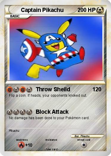 Pokemon Captain Pikachu