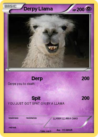 Pokemon Derpy Llama