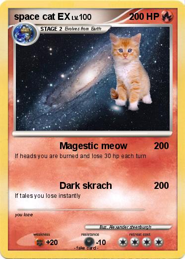Pokemon space cat EX