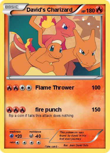 Pokemon David's Charizard