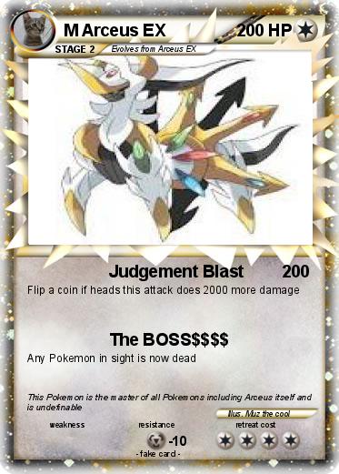 Pokemon M Arceus EX