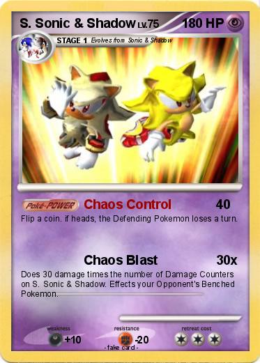Pokemon S. Sonic & Shadow