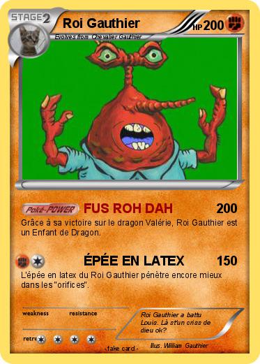 Pokemon Roi Gauthier