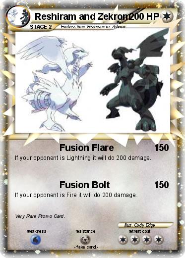 Pokemon Reshiram and Zekrom