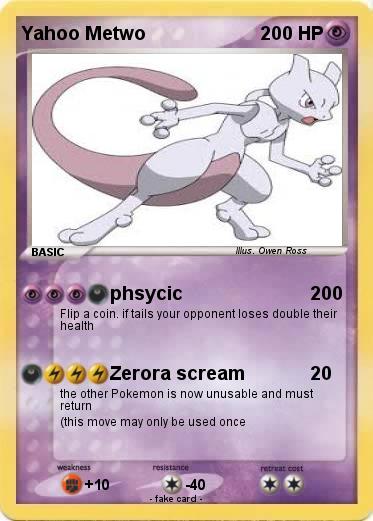 Pokemon Yahoo Metwo