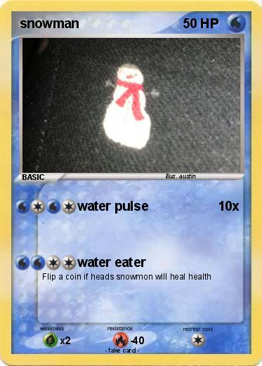 Pokemon snowman