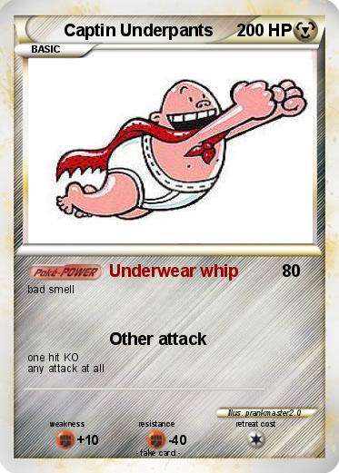 Pokemon Captin Underpants