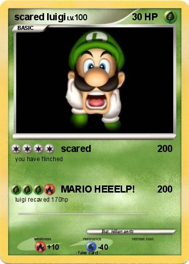 Pokemon scared luigi
