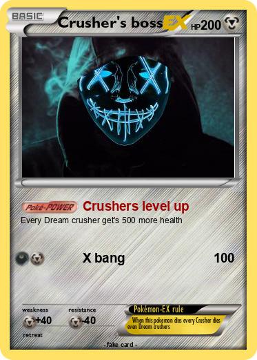 Pokemon Crusher's boss