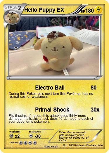 Pokemon Hello Puppy EX