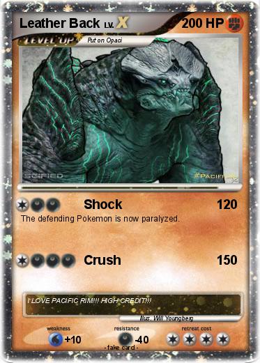 Pokemon Leather Back