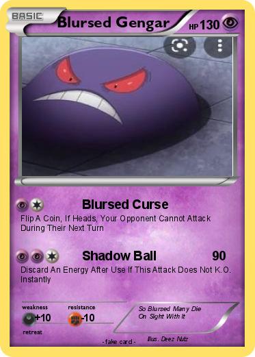 Pokemon Blursed Gengar