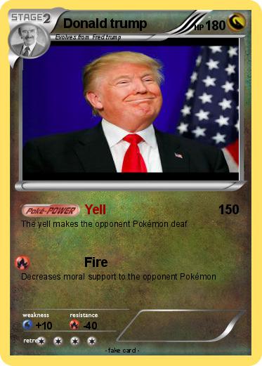 Pokemon Donald trump