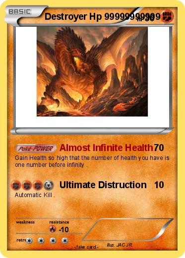 Pokemon Destroyer Hp 99999999999