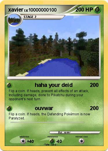 Pokemon xavier