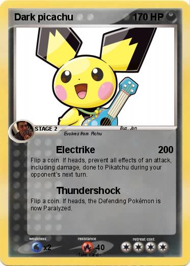 Pokemon Dark picachu