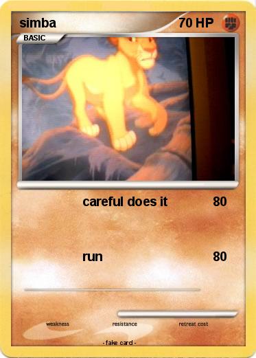 Pokemon simba