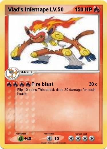 Pokemon Vlad's Infernape LV.50