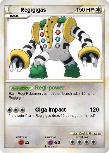 Pokemon Regigigas
