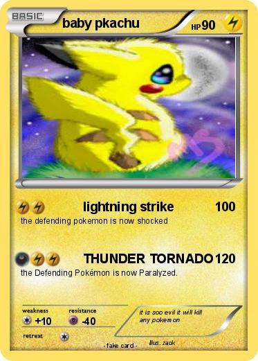 Pokemon baby pkachu