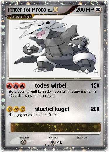 Pokemon rotter tot Proto