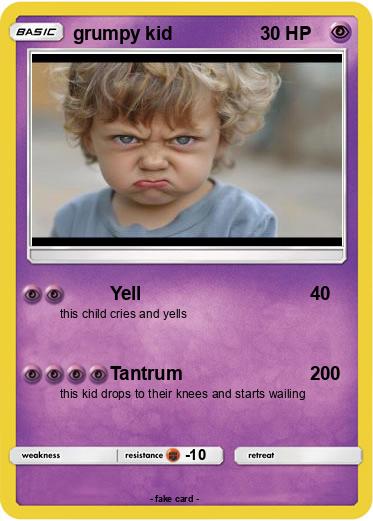 Pokemon grumpy kid