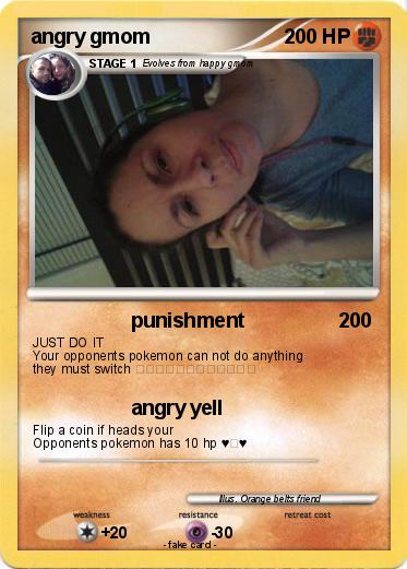 Pokemon angry gmom