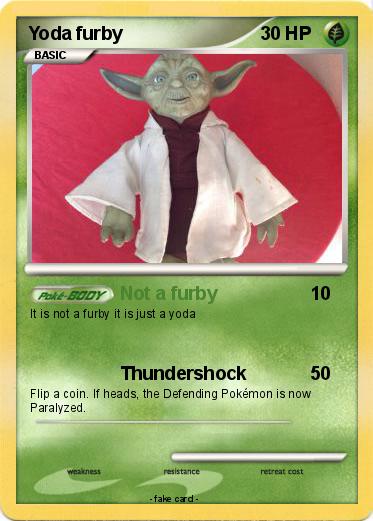 Pokemon Yoda furby
