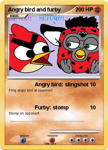 Pokemon Angry bird and furby