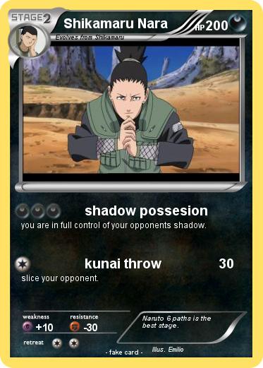 Pokemon Shikamaru Nara