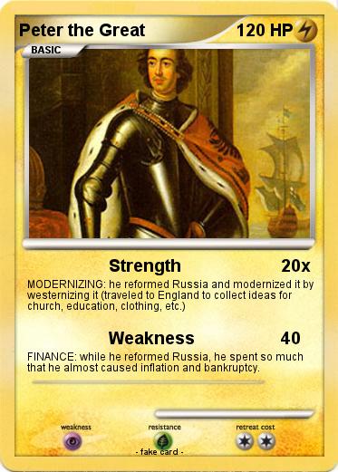 Pokemon Peter the Great