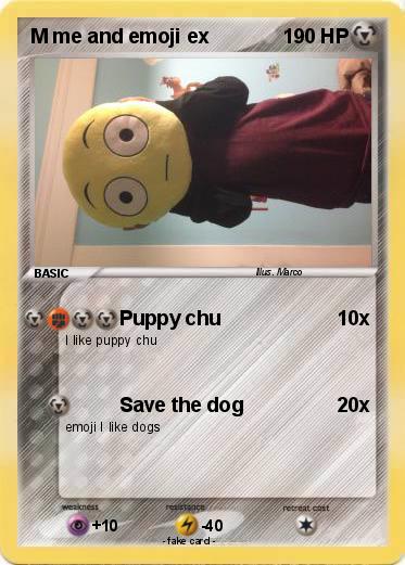Pokemon M me and emoji ex