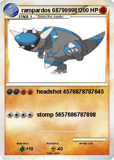 Pokemon rampardos 687999981
