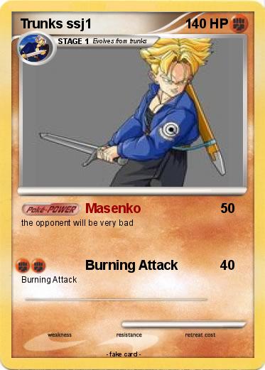 Pokemon Trunks ssj1