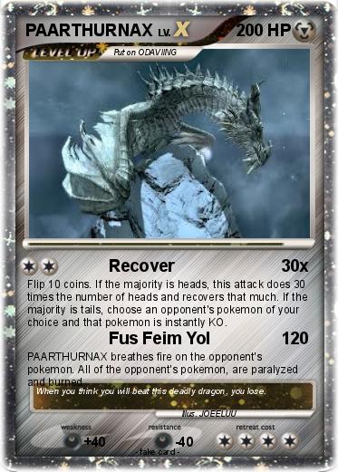 Pokemon PAARTHURNAX