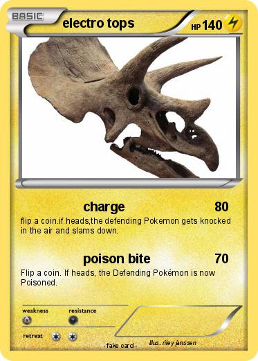 Pokemon electro tops