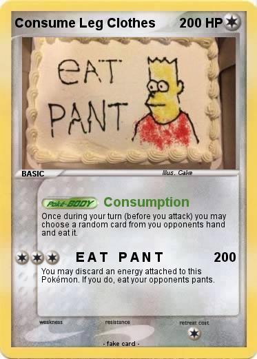 Pokemon Consume Leg Clothes