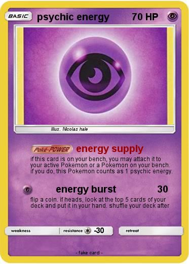 Pokemon psychic energy
