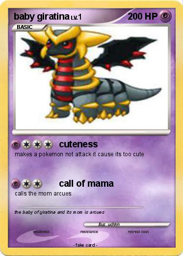 Pokemon baby giratina