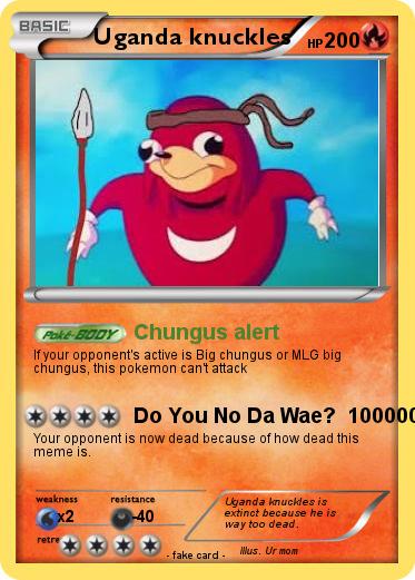 Pokemon Uganda knuckles