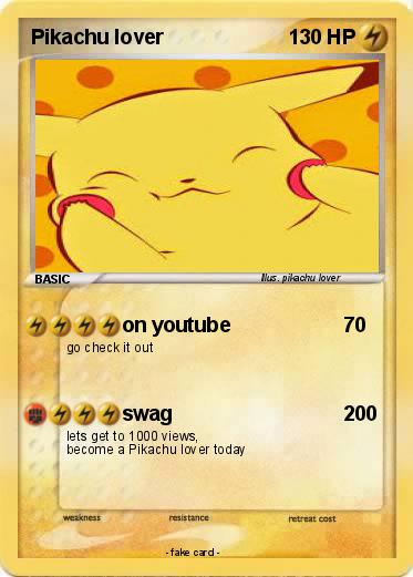 Pokemon Pikachu lover