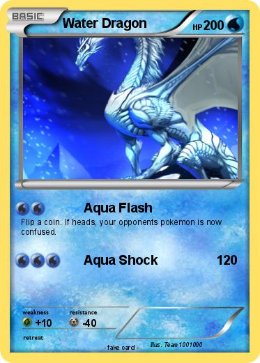 Pokemon Water Dragon