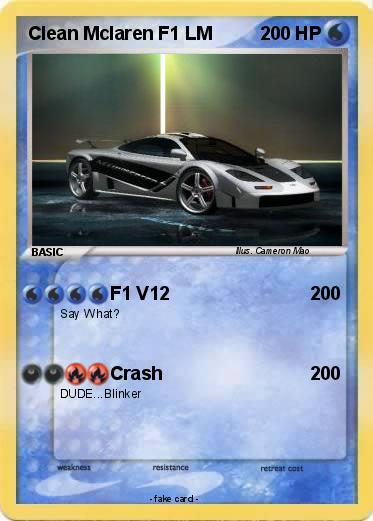 Pokemon Clean Mclaren F1 LM