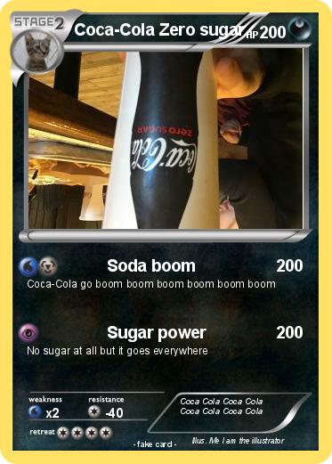 Pokemon Coca-Cola Zero sugar
