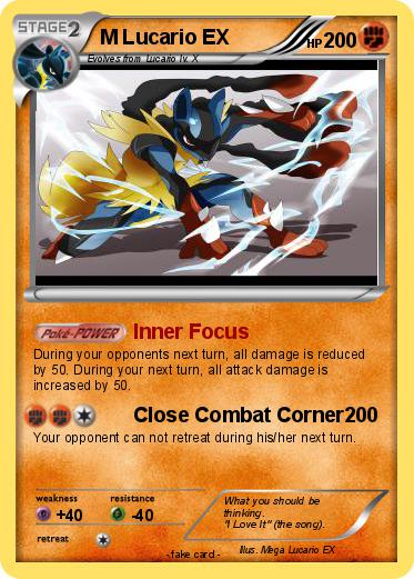 Pokemon M Lucario EX
