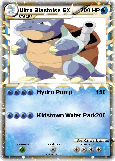 Pokemon Ultra Blastoise EX