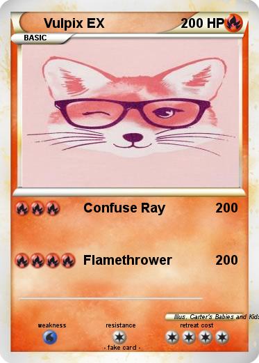 Pokemon Vulpix EX