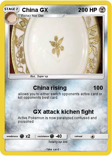 Pokemon China GX