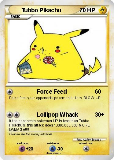 Pokemon Tubbo Pikachu