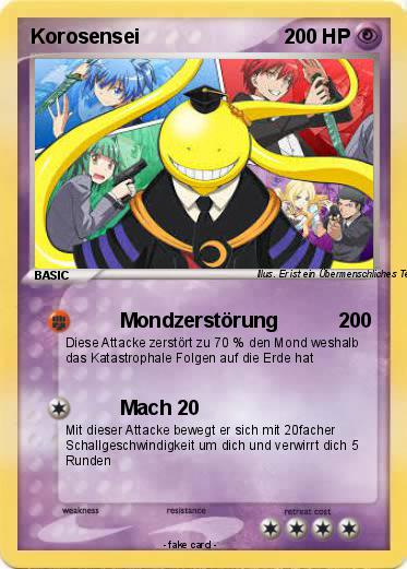 Pokemon Korosensei